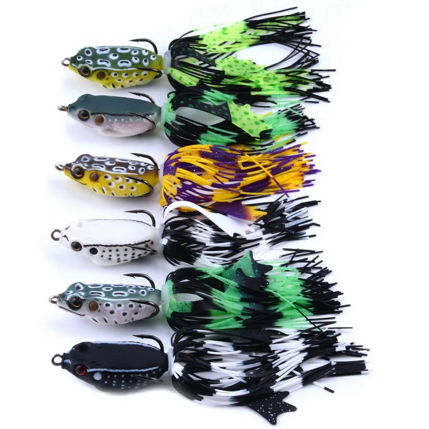 

Mixed Set 5.8g-13.81g Classic Frog/mouse Soft Fishing Lure Crank Bait Bass Tackle Hook Plastic Crank Baits Double Claw-Like Hook