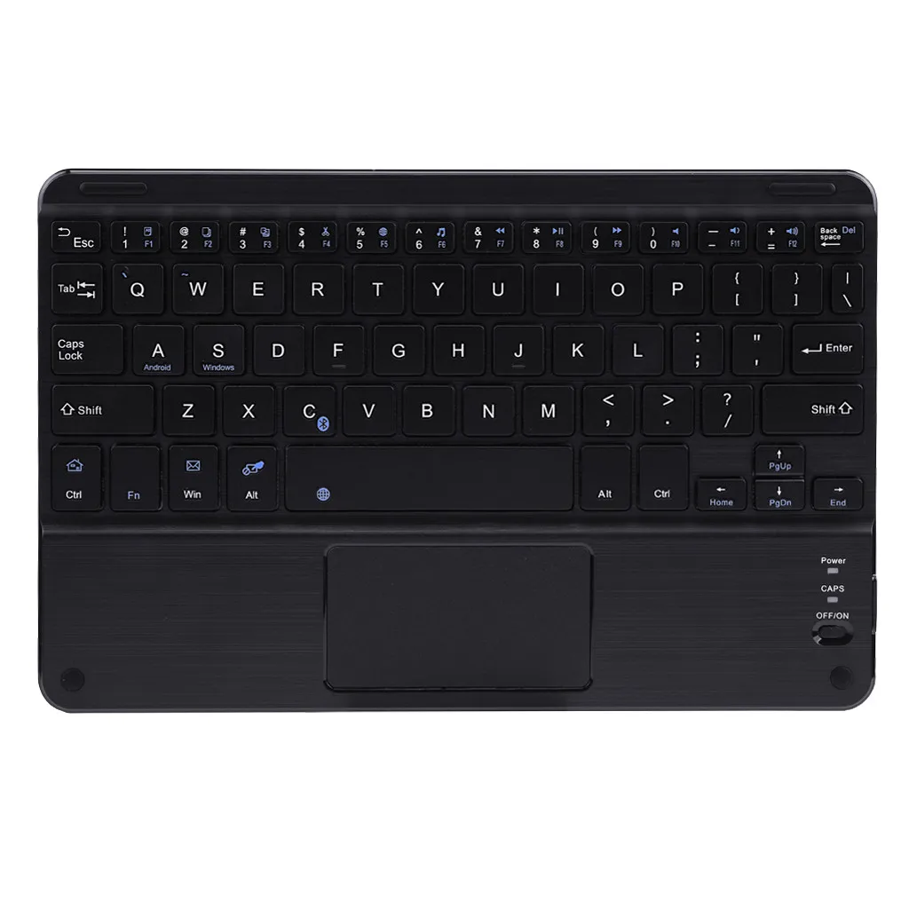 

Hot Portable 9Inch Wireless Mini Bluetooth3.0 Keyboard Touchpad Support Android Office Home Work Keyboard For Computer Laptop