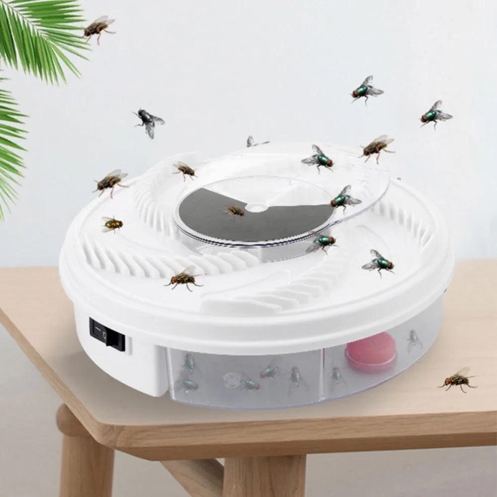 

Electric Effective Fly Trap Pest Device Catcher Automatic Flycatcher Catching Artifacts Insect Traps Mosquito Killer Usb Plug B4