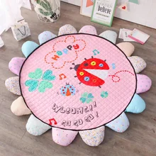 Большой хлопковый коврик 180*180 см, хлопковый коврик, утолщенный детский игровой матрас, много размеров