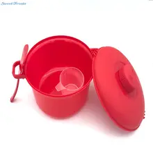 Sweettreats Cocina Microondas Cocina de Arroz con Accesorios 1 Cuchara de Arroz