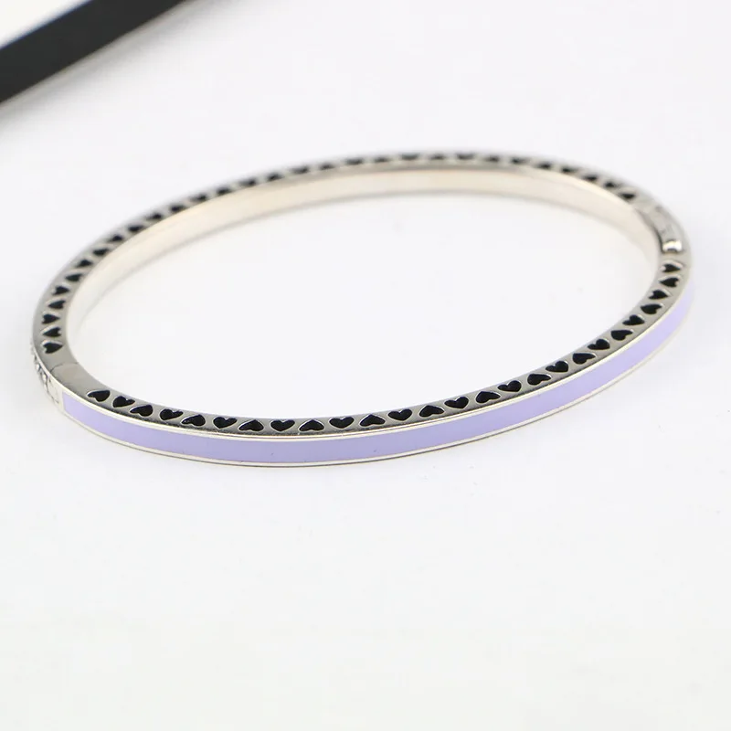 

100% 925 Sterling Silver Basic Chain Love Hole Side Snake Clasp Bracelets Fit Charms Beads & Pendants For Women BB033