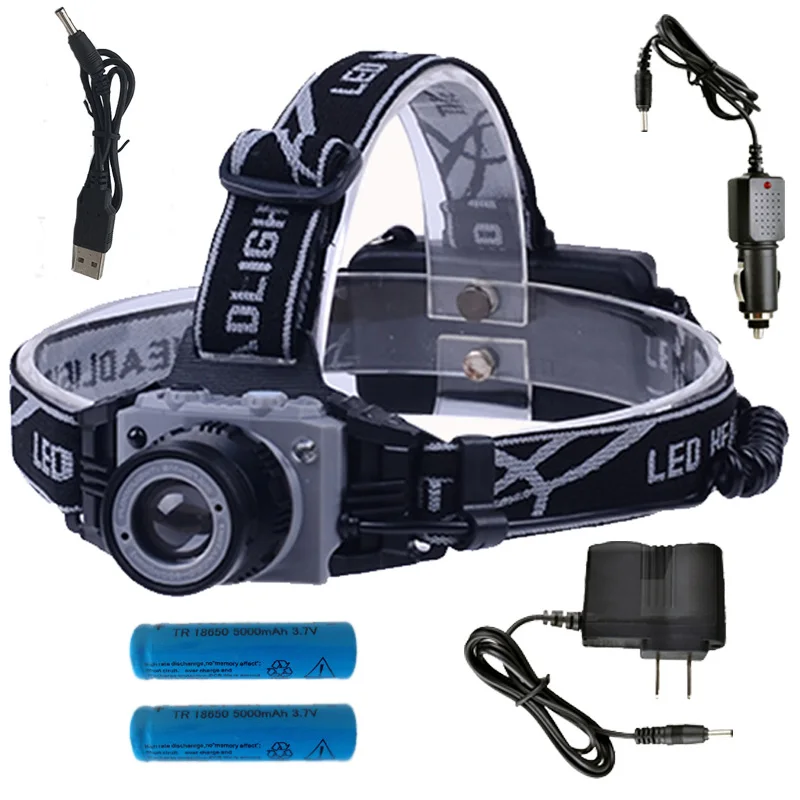 New 4000Lm Sensor LED Headlight Inductive Headlamp Body Motion Outdoor