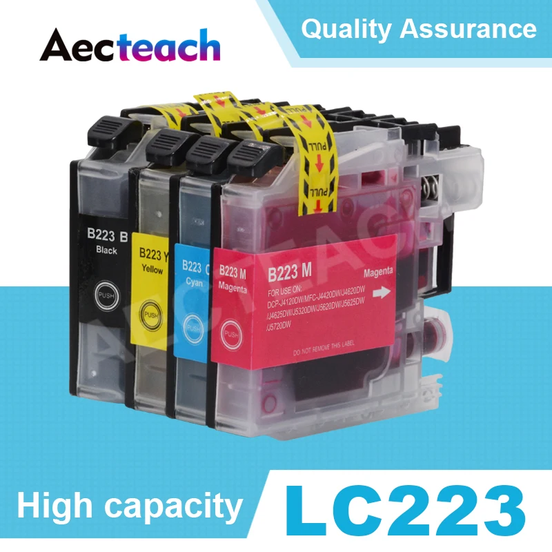3 Cartucce D'Inchiostro Ciano Compatibili LC205XXL / LC207 Per Stampanti Brother MFC-J4420DW J5620DW