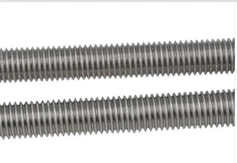 500 мм M3 M4 m5 m6 m8 m10 m12 M14 M16 M20 304 нержавеющая сталь резьбовой стержень гайки Болты