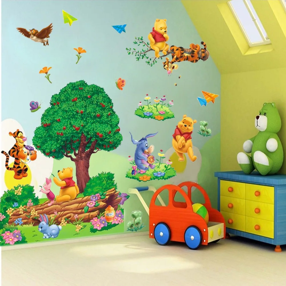 Achetez en gros décor mur autocollants pooh en ligne à des ...