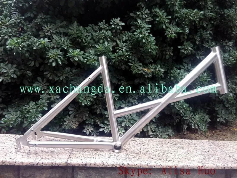 Excellent titanium bike frame Inner line routing titanium velo bike frame rohloff dropout titanium bicycle rack custom 9