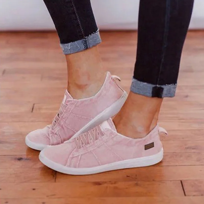

Women Sneakers Shoes Up Round Toe Casual Women Shoes Fashion Vulcanized Women Shoes Beach Footwear Plus Size 35-40