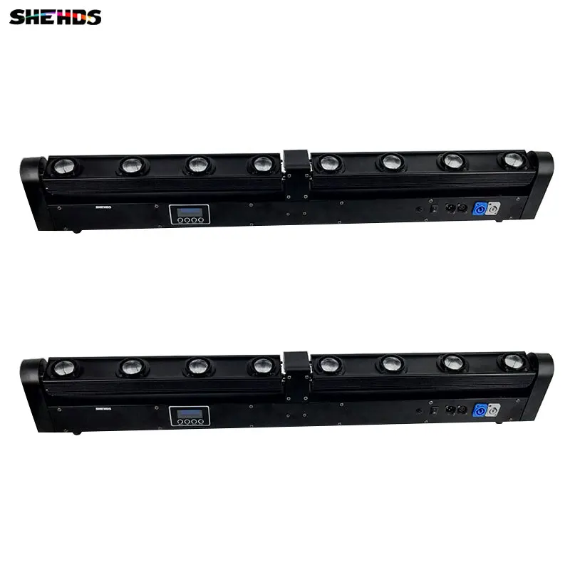 

2pcs/lot LED Bar Beam Moving Head Light RGBW 4x12W+4x12W Perfect for Mobile DJ, Party, nightclub SHEHDS Stage Lighting