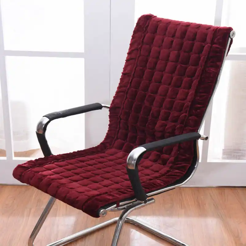 Rectangle Winter Chair Cushion Rocking Chair Seat Pad Office Chair Cushions Integrated Seat Mat Europe Style Warm Seat Cushion Aliexpress