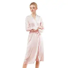 Женское летнее Белье для сна атласная пикантная кружевная Пижама Ночное однотонное платье с v-образным вырезом Ночная сорочка