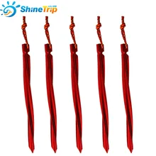 5pcs Spiral Tent Stakes 25cm Aluminum Alloy Swirled Shape Tent Pegs with Pull Cords Tent Accessories Equipment
