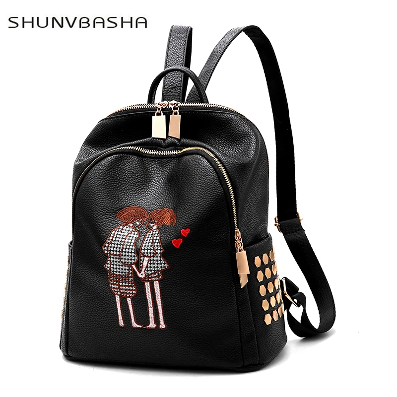 Горячая Распродажа Модный женский рюкзак SHUNVBASHA высококачественные рюкзаки из