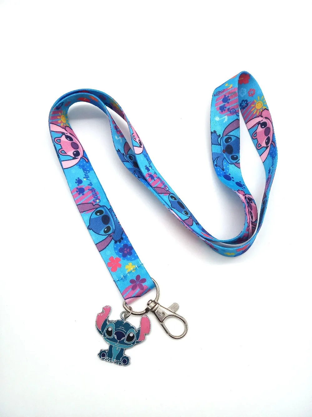 Retail 1 pcs stitch Pendant and Lanyard Key Chains Pendant Gifts Party
