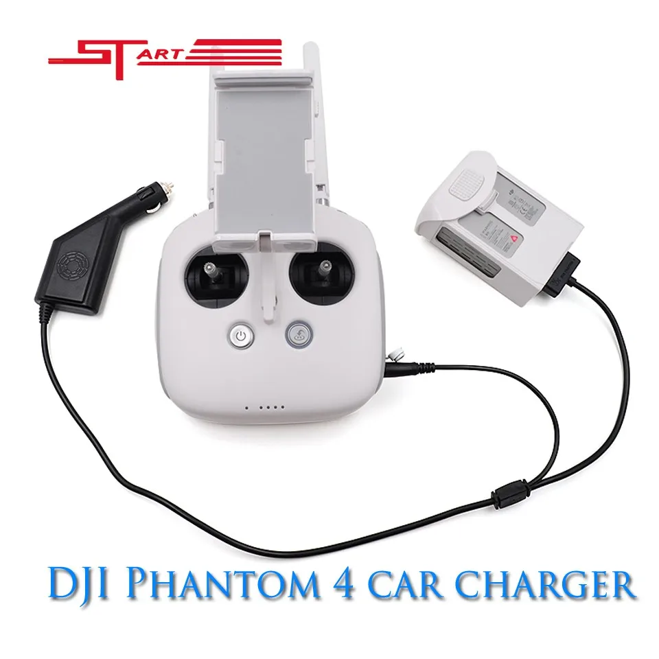 DJI Phantom 4 Car Charger Two Power Adapter Battery Parallel Charge For DJI Quadcopter Battery And Transmitter Free Ship