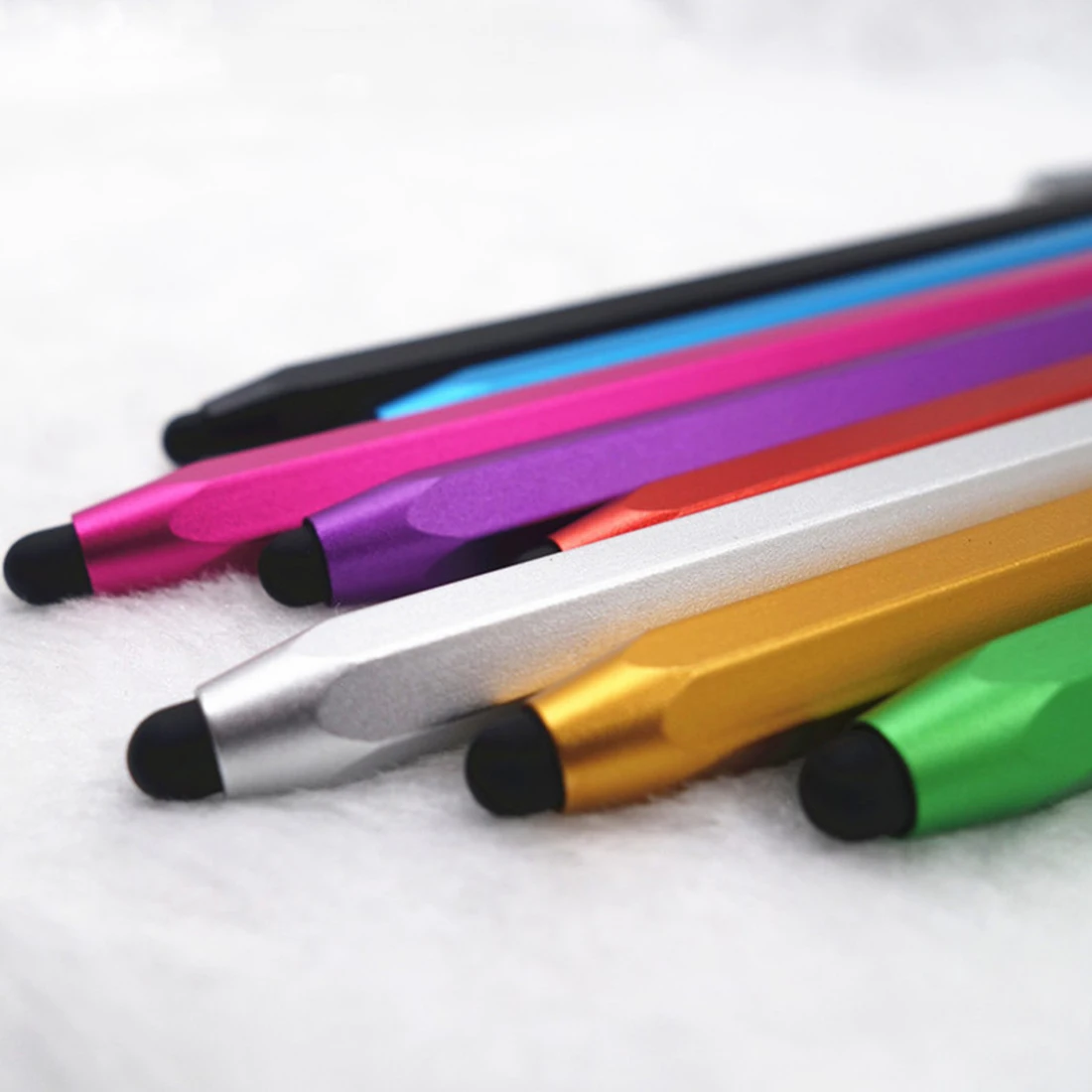 

Silicone dual touch capacitive touch screen pen for cell phone touchscreen universal