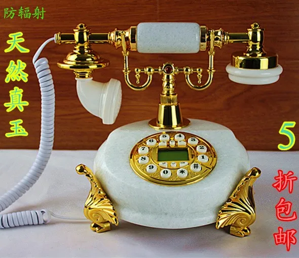 

The new European antique Home Dong Jade Garden retro old-fashioned land telephone