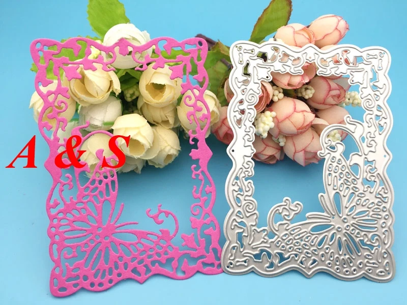 S75 Butterfly Frame METAL CUTTING DIES Scrapbook card paper craft party
