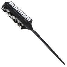 Professional Hairdressing Double Side Dye Comb Barber Tinting Combs Salon Hair Color Brushes Hair Styling Tools Drying Brush