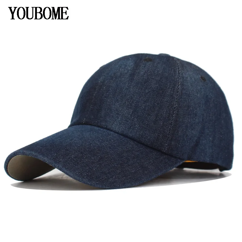 

YOUBOME Brand New Fashion Women Jean Baseball Cap Hats For Men Snapback Caps Casual Sport Casquette Bone Denim Jeans Dad Hat Cap