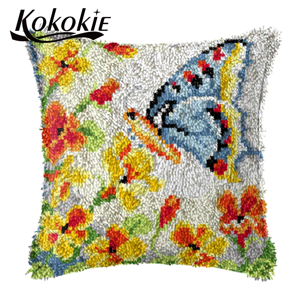 Cross Stitch Kits Embroider Needlework Kits Crocheting Kit Rug Yarn