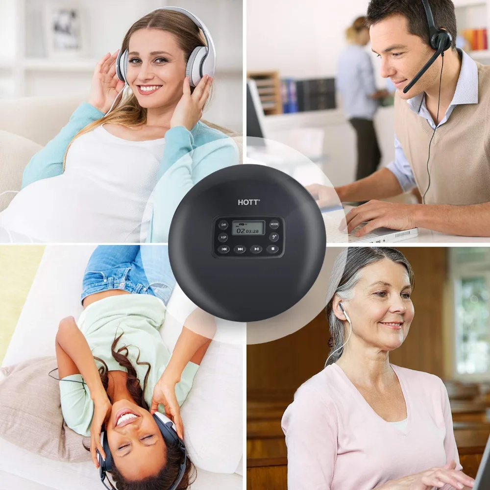 CD Player Rechargeable Portable CD Player Personal