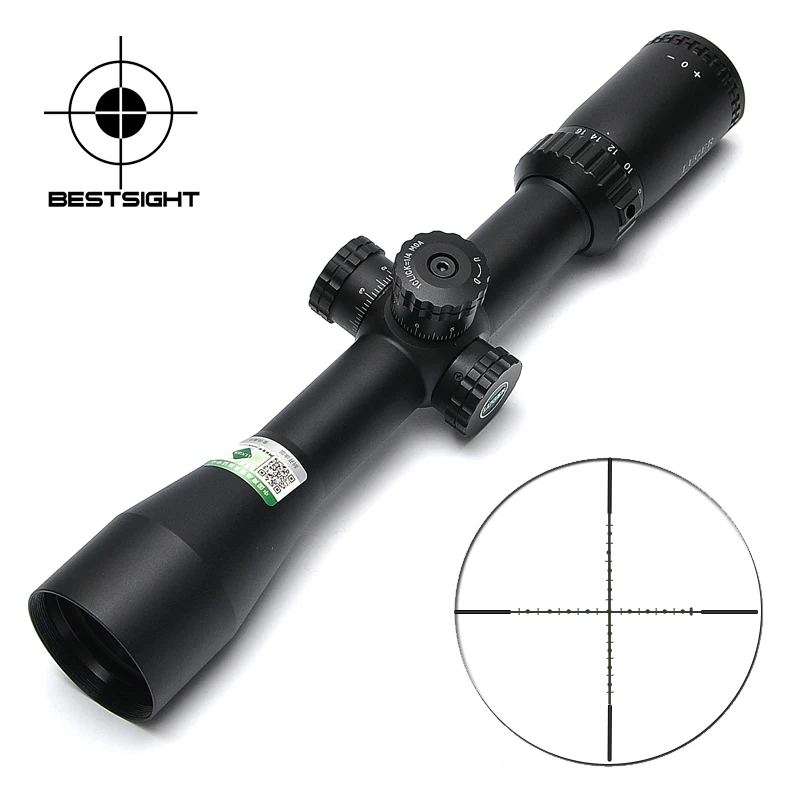 

LUGER HR 4-16x44 SF Tactical Scopes Side Parallax Mil-Dot Reticle Rifle Scope Hunting Riflescope For Airsoft Air Guns