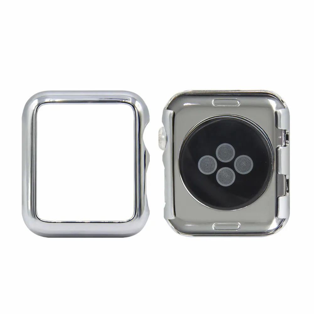 Для Apple Watch Band 44 мм 40 мм чехол для iWatch 4 Рамка PC защитный бампер защитные чехлы Золотая защитная оболочка Funda Etui