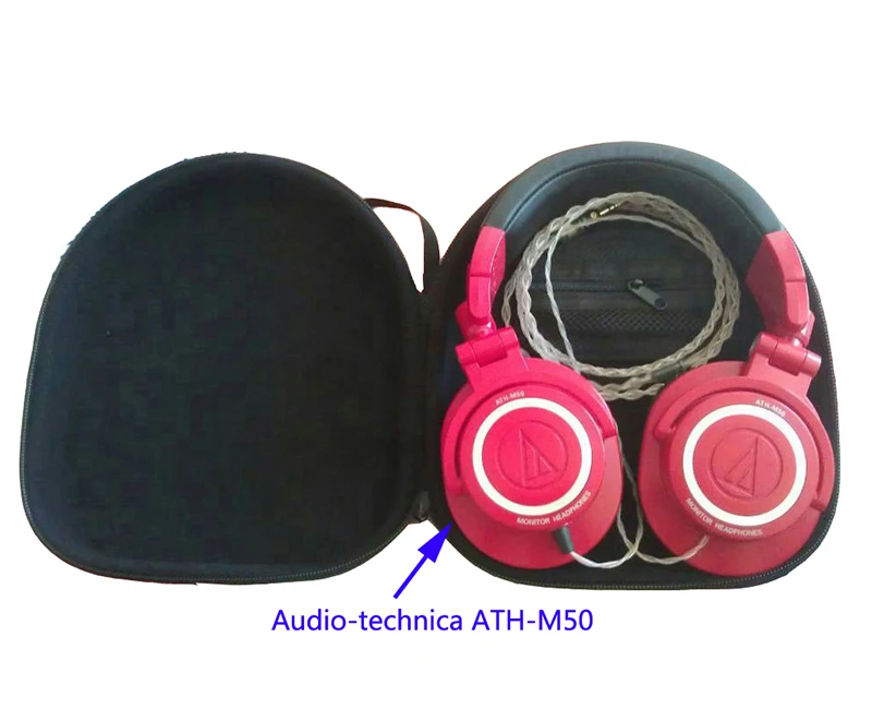 V MOTA PXA Headphone Carry case boxs For Audio Technica ATH M50 ATH PRO500 ATH PRO500MK2 ATH PRO700 ATH PRO700MK2 headphone