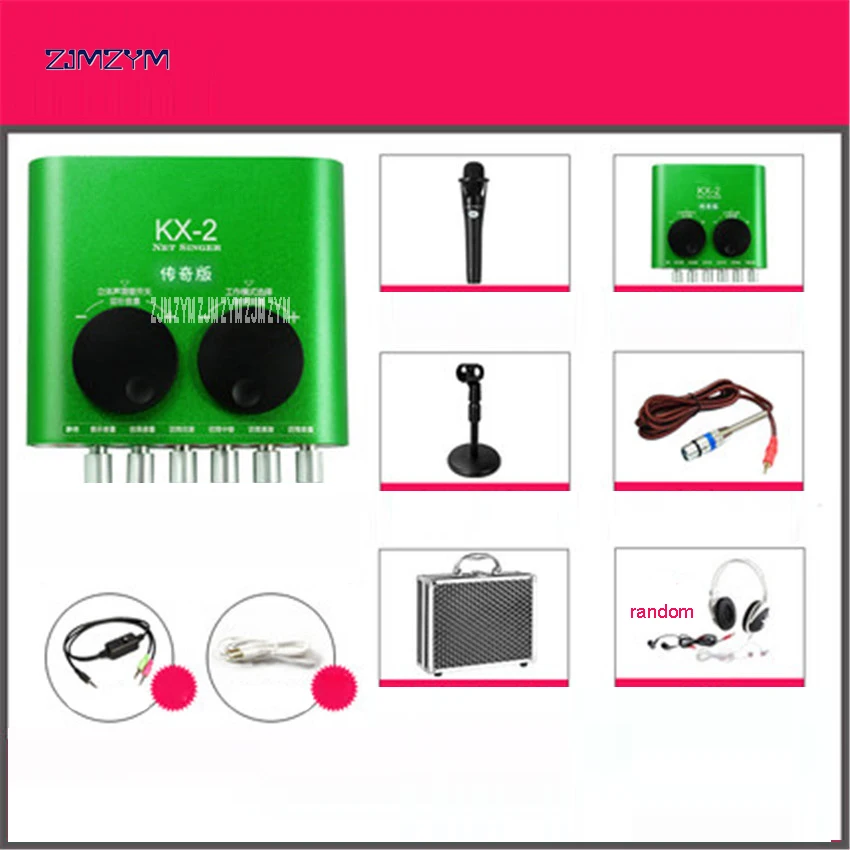 KX 2 2RCA USB звуковая карта аудио интерфейс адаптер для динамика микрофон ноутбука