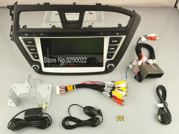 Cheap Android 9.0 Car Dvd Navi Player FOR HYUNDAI I20 2015 (left) audio multimedia auto stereo support DVR WIFI DAB OBD all in one 5
