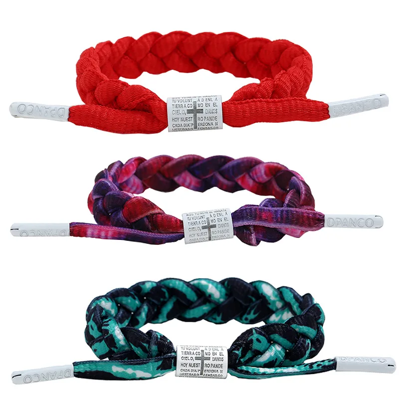

Fashion hand-woven lace hand strap student couple lace woven color hand rope hot sale