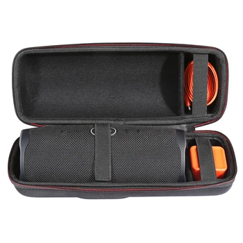 

LuckyNV Hard EVA Portable Speaker Case Bag Box for JBL Charge 4 Charge4 Bluetooth Speaker Extra Space for Cable Chargers