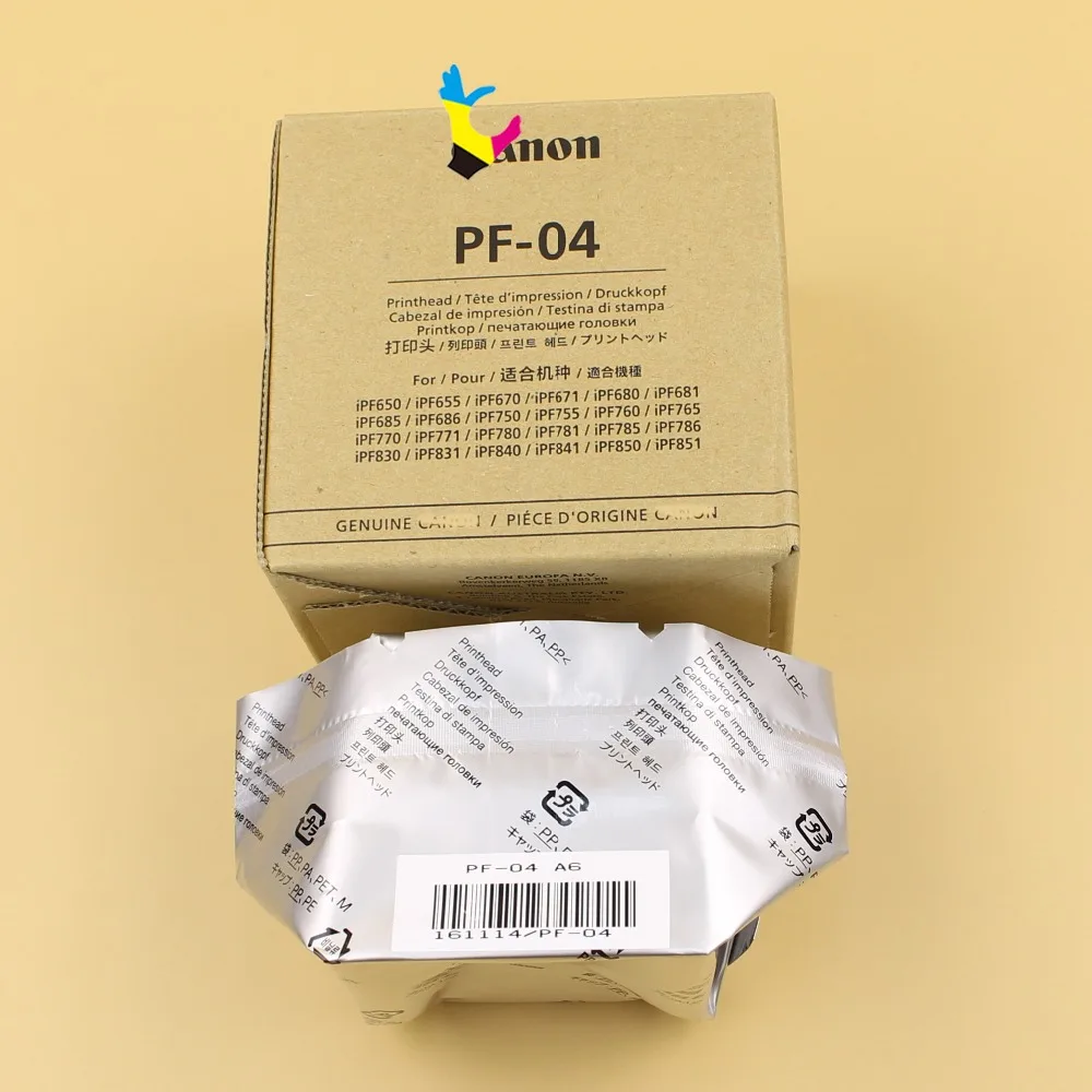 Оригинальный Новый PF 04 печатающая головка для Canon iPF650 iPF655 iPF750 iPF755 iPF760 iPF765 iPF680 iPF685