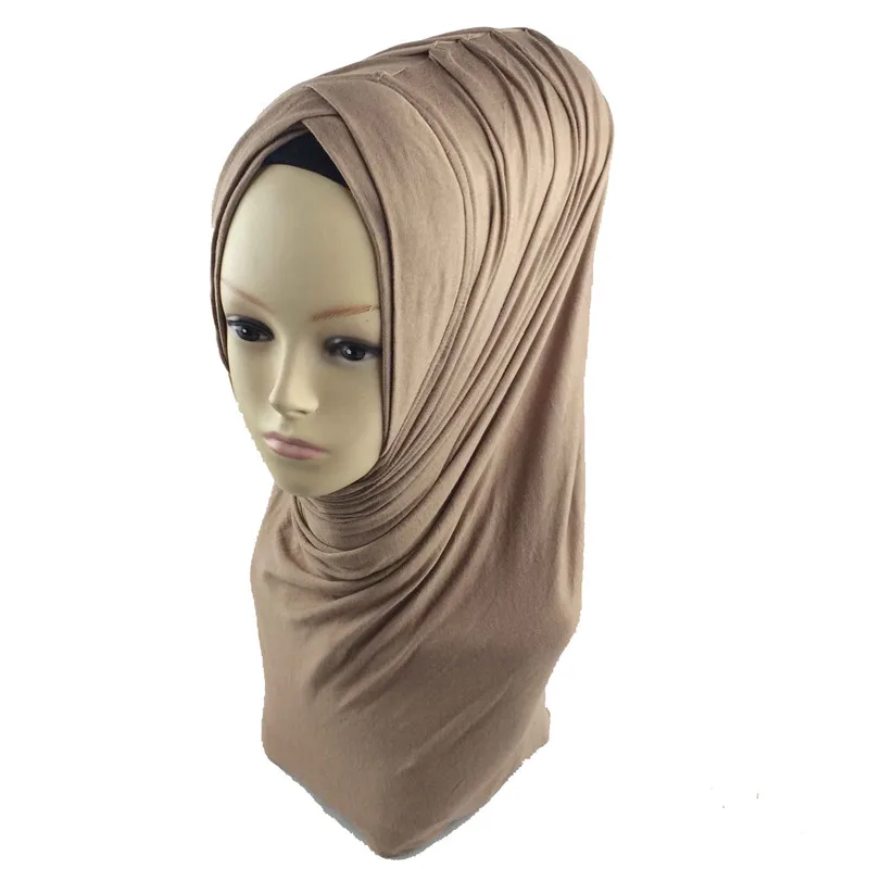 TJ29 Модный складной мусульманский хиджаб повязка на голову пашминовый мусульманский платок