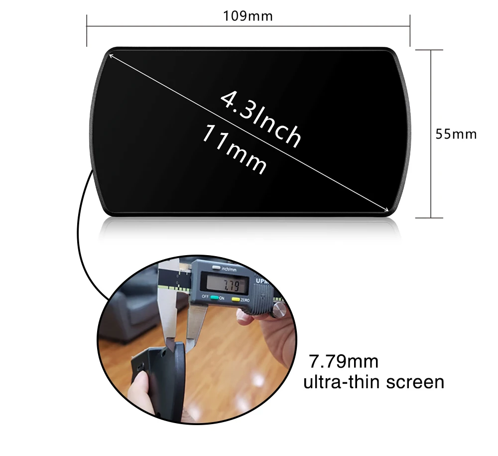 OBD Hud Дисплей Цифровой Автомобильный проектор скорости 4,3 TFT lcd бортовой компьютер EUOBD OBD2 измеритель скорости лобового стекла Projetor P12