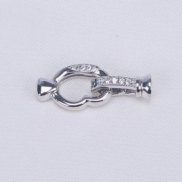 Heart Shape Buckle Connector Jewelry Findings For DIY Jewelry Necklace