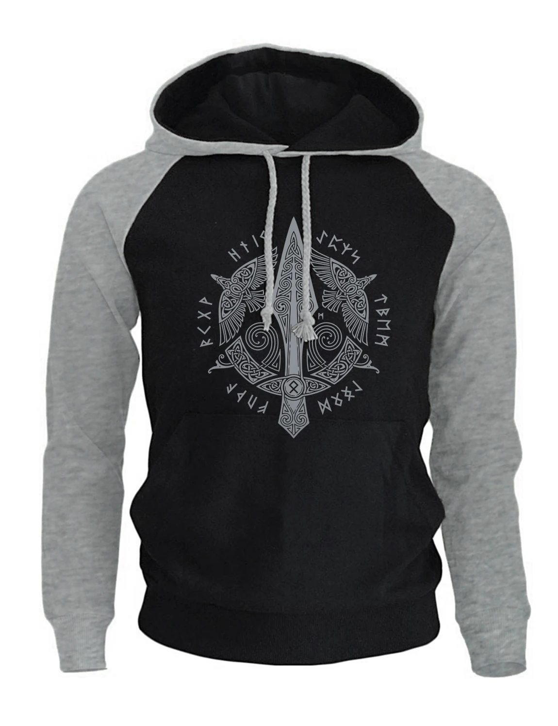 

Men's Hoodies 2018 New Fashion Hot Sweatshirt Streetwear VIKINGS Brand Sweatshirts For Men Harajuku Viking Hoodie Tracksuit Coat