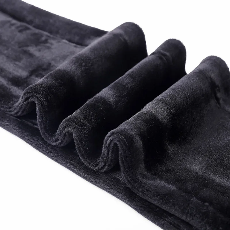 TOIVOTUKSIA 3XL 4XL زائد حجم جديد أزياء المرأة الشتاء مرونة عالية و نوعية جيدة سميكة المخملية السراويل TOIVOTUKSIA 3XL 4XL زائد حجم جديد أزياء المرأة الشتاء مرونة عالية و نوعية جيدة سميكة المخملية السراويل