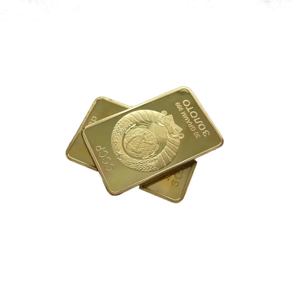 LeadingStar искусственная монета украшение для дома советский сувенир слитка СССР 24K