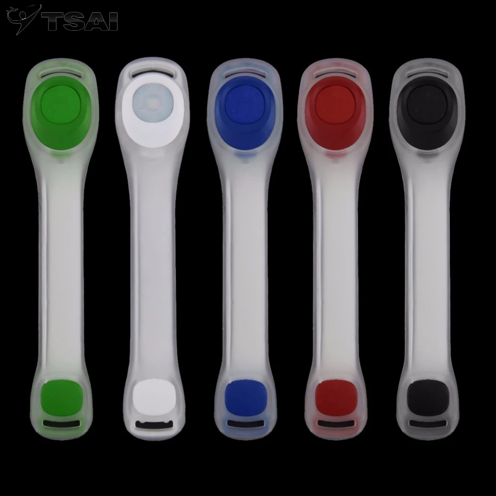 1Pc Reflective Safety Belt Arm Strap Night Cycling Running LED Armband Light
