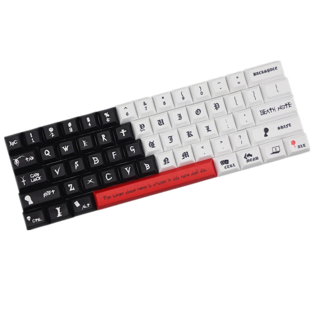 Новое поступление DSA pbt keycap dye sub keycaps 61 Ключ для cherry mx Переключатель - Цвет: Keycap