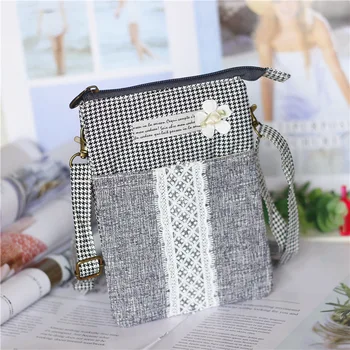 

Linen cotton floral women coin purse organizer wallet small phone pouch money bag bolso mujer bolsa carteira feminina for girls