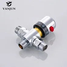 YANJUN Better Quanlity DN15(G1/2) Brass Thermostatic Mixing Valve automatic temperature Control Valve