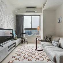 Простой стиль природных коровьей швом квадратный полосатый ковер, из коровьей кожи, меха чекер ковер для гостиной украшения спальни ковер