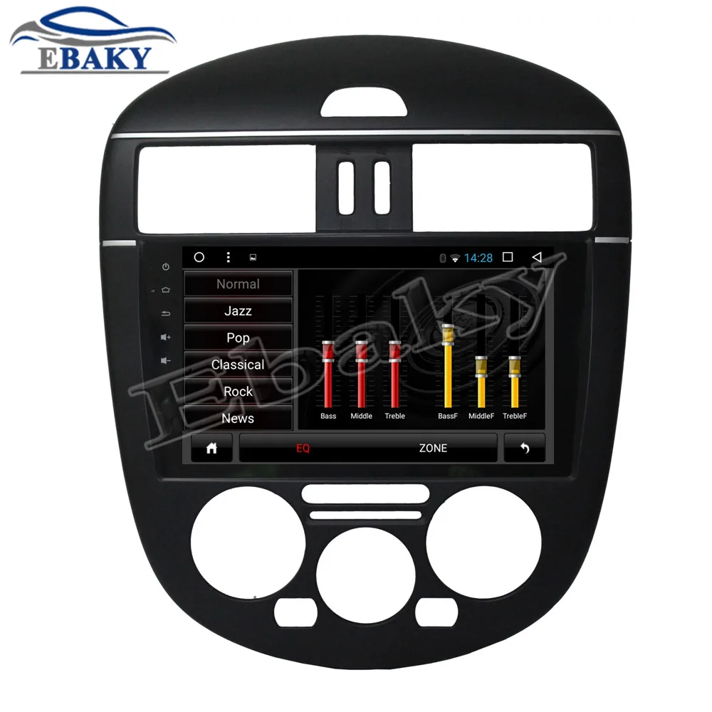 Clearance NaviTopia 9inch 1GB/2GB RAM Quad Core/Octa Core Android 7.1/8.1 Car DVD Radio for Nissan Tiida L 2011 2012 2013 2014 2015 GPS 19