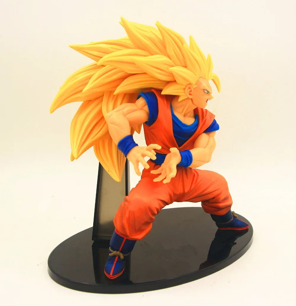 LSY Dragon Ball Z Супер Saiyan 3 Сон Гоку ПВХ фигурка Коллекционная модель игрушки см 18 Лидер