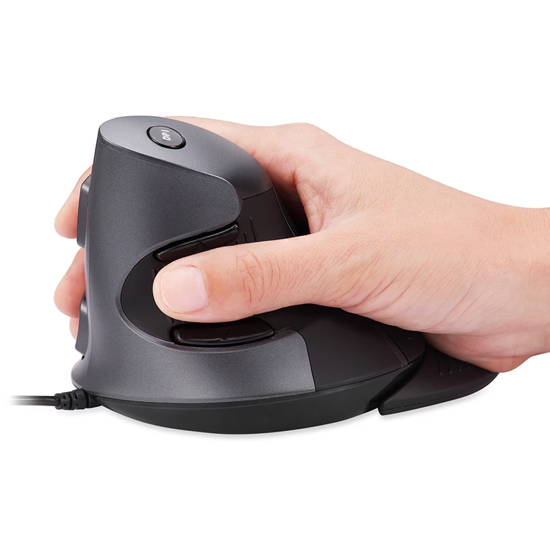Мышь Вертикальная Беспроводная Delux M618 USB 1600 DPI|original delux m618|vertical mousewired mouse |