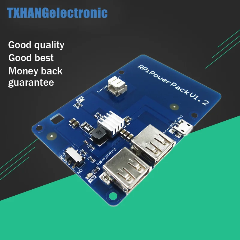 

Raspberry Pi 3 Power supply Module with 2 USB Output Lithium power supply expansion board for RPI 3 Model B