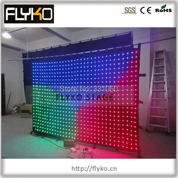 P9 2x3m led 스크린 크리스마스 장식, 무료 배송